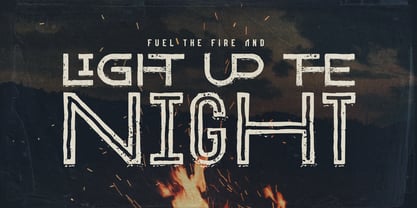 Burning Radfort Font Poster 3