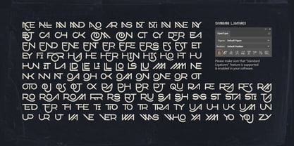 Burning Radfort Font Poster 9