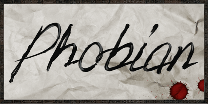 Phobian Font Poster 1