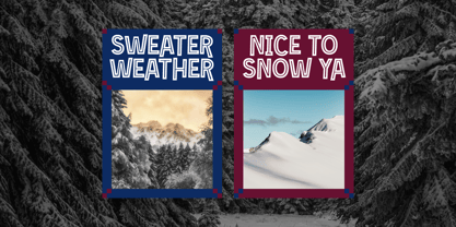 Winter Wonder Font Poster 2