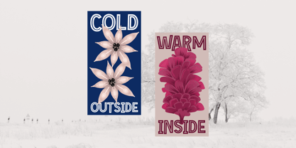 Winter Wonder Font Poster 4