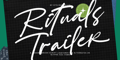 Rituals Trailer Font Poster 1