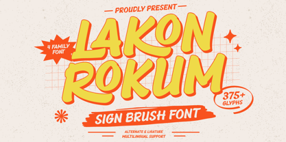 Lakon Rokum Font Poster 1