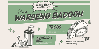 Lakon Rokum Font Poster 5