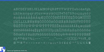 Vactic Font Poster 7