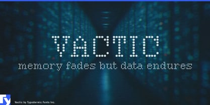 Vactic Font Poster 1