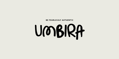 Umbira Font Poster 1