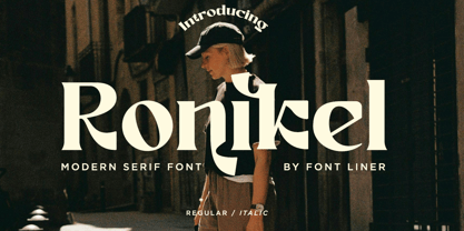 Ronikel Font Poster 1