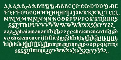 Courtline Font Poster 9