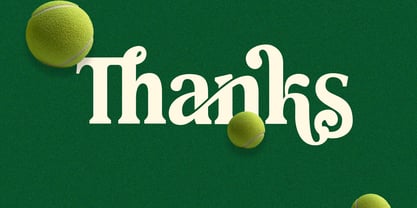 Courtline Font Poster 10