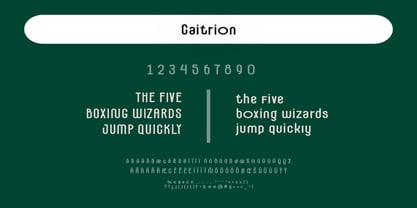 Caitrion Font Poster 4