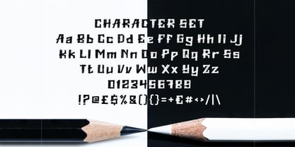 Pencil Trace Font Poster 5