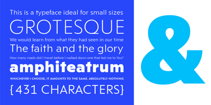 Colossus Font Poster 13