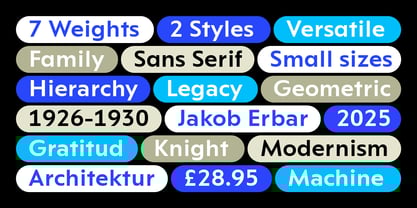 Colossus Font Poster 4