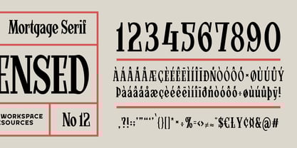 Mortgage Font Poster 3