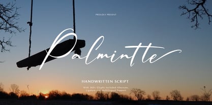 Palmintte Font Poster 1