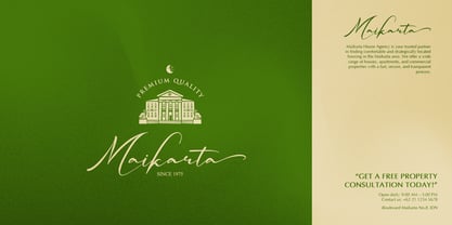Palmintte Font Poster 3
