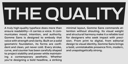 Gomme Sans Font Poster 7