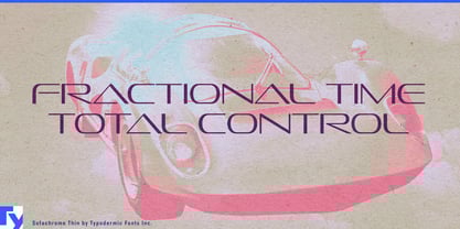 Sofachrome Font Poster 5