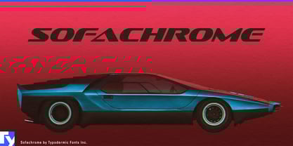 Sofachrome Font Poster 1