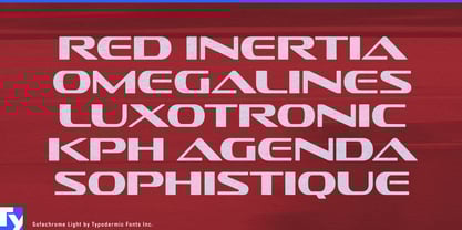 Sofachrome Font Poster 2