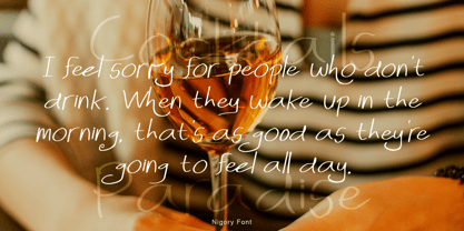 Nigory Font Poster 3