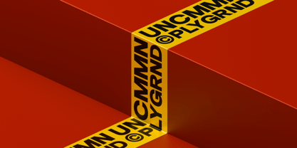 UNCMMN Plygrnd Font Poster 13