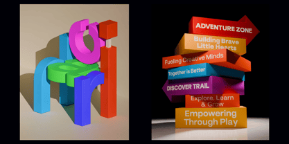 UNCMMN Plygrnd Font Poster 12