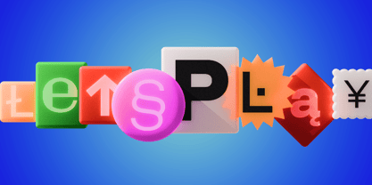 UNCMMN Plygrnd Font Poster 2