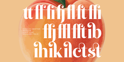 Kindles Swifter Font Poster 10