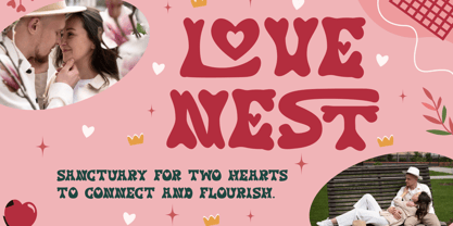 Retro Romance Font Poster 5