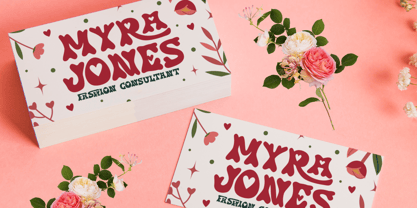 Retro Romance Font Poster 6