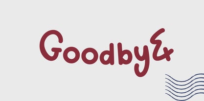 Swirly Note Font Poster 10