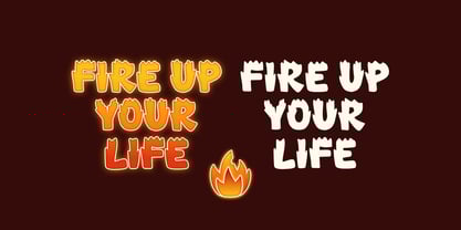 MGF Firechikns Font Poster 10