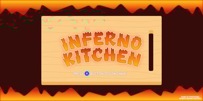 MGF Firechikns Font Poster 4