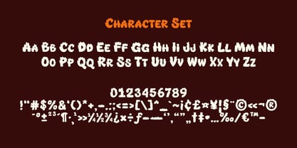 MGF Firechikns Font Poster 2