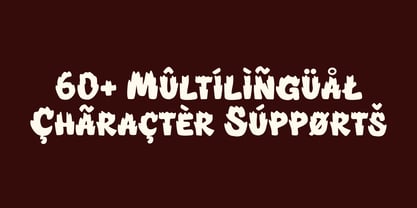 MGF Firechikns Font Poster 3