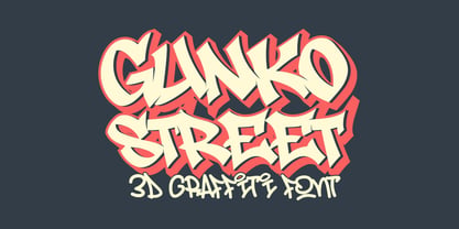 Gunko Street Font Poster 1