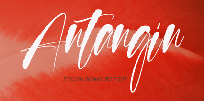 Antangin Font Poster 1