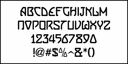 German Nouveau JNL Font Poster 3