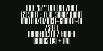 Thraquen Font Poster 4