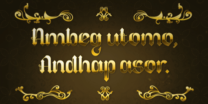 Nakula Font Poster 3