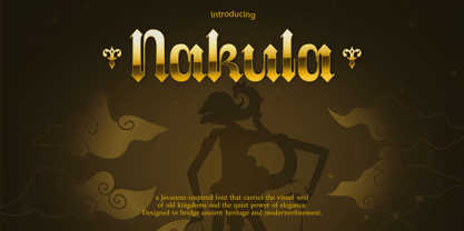 Nakula Font Poster 2