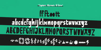 Cranky Scraps Font Poster 12