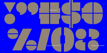 INDG Heron Font Poster 7