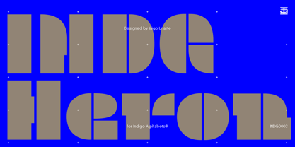 INDG Heron Font Poster 1