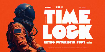 Timelock Font Poster 1