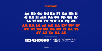 Timelock Font Poster 6