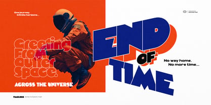 Timelock Font Poster 4