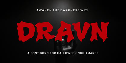 Dravn Font Poster 1